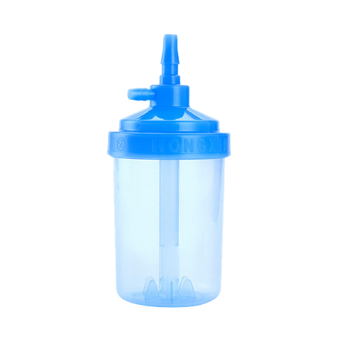Disposable medical oxygen humidifier 500ml oxygen concentrator bottle